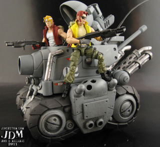 Illustration for article titled This Awesome Metal Slug Tank Was Born a Fisher Price Toy